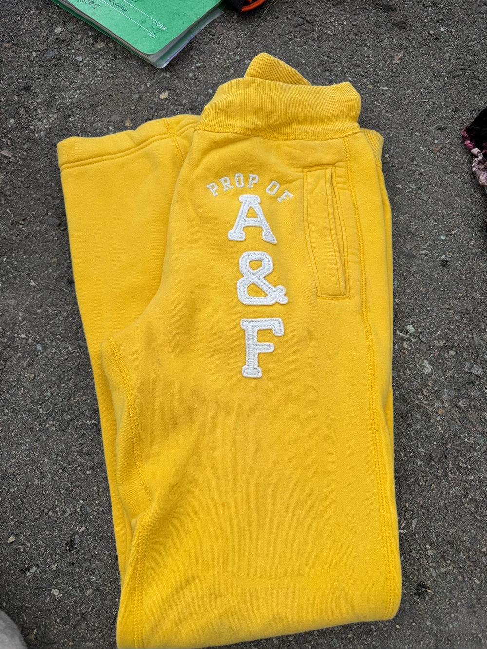 Abercrombie & Fitch Kids Bright Yellow Sweat Joggers